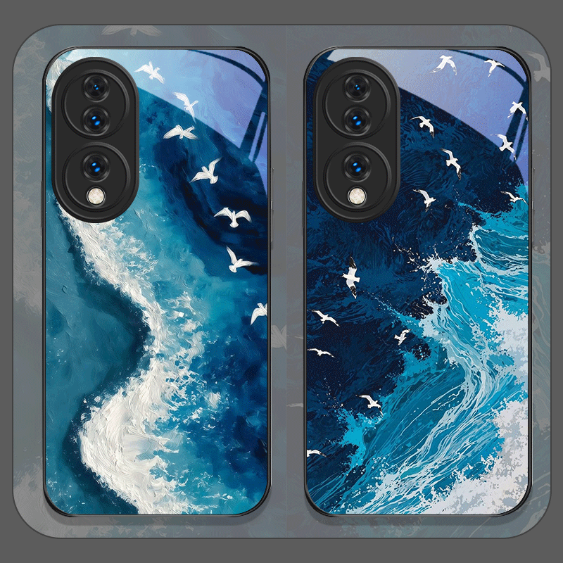 Huawei Nova 12 - غطاء هاتف من الزجاج المقوى مطبوع