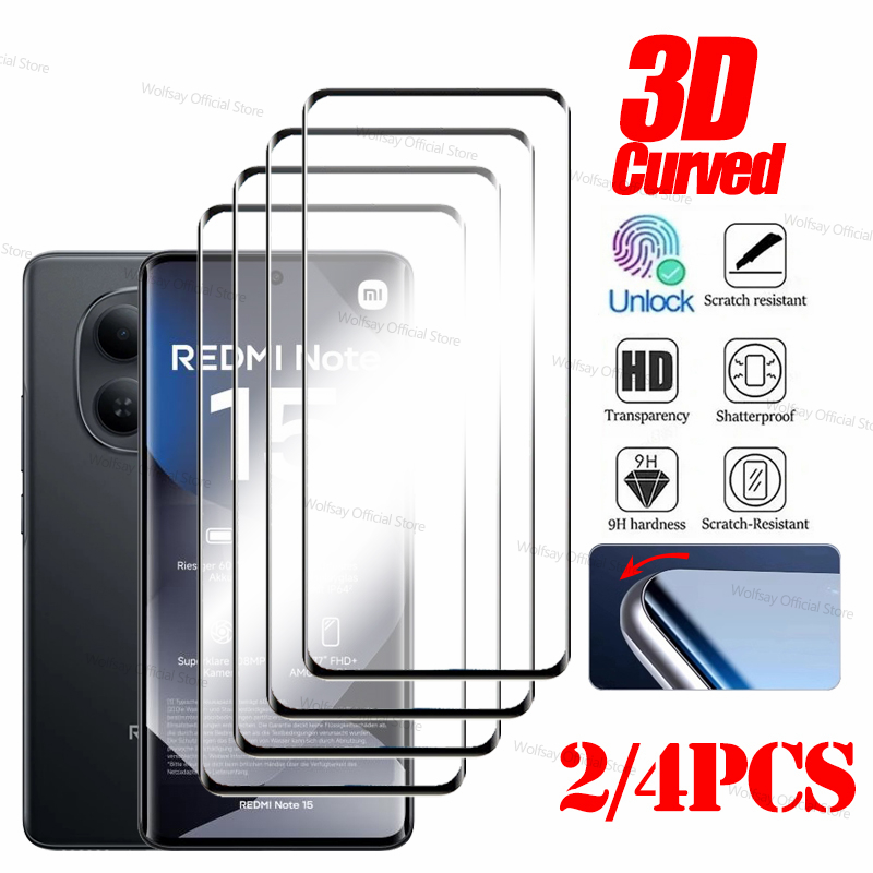 Curved Edge Screen - 2/4 قطعة ثلاثية الأبعاد حافة منحنية