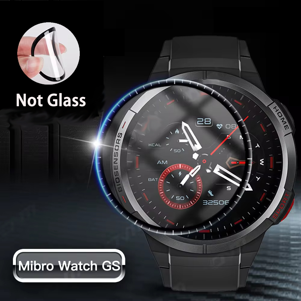 Curved Edge Screen - واقي شاشة لساعة Mibro GS ،