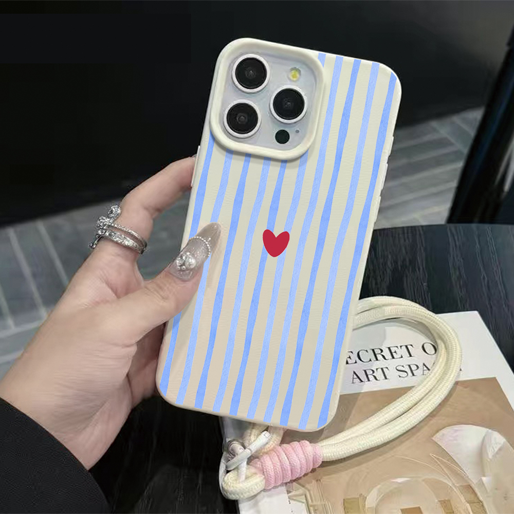 غطاء هاتف بخطوط عمودية وقلوب ل - مراجعة Apple Iphone 15 وسعره