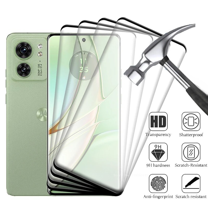 4 قطعة لـ Moto Edge 40 زجاج مو - مراجعة Curved Edge Screen وسعره