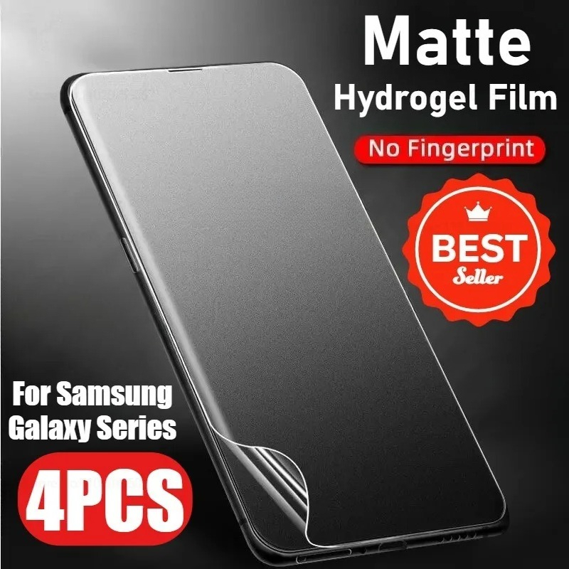4 قطعة ماتي لينة هيدروجيل فيلم - مراجعة Matte Anti Glare Screen وسعره