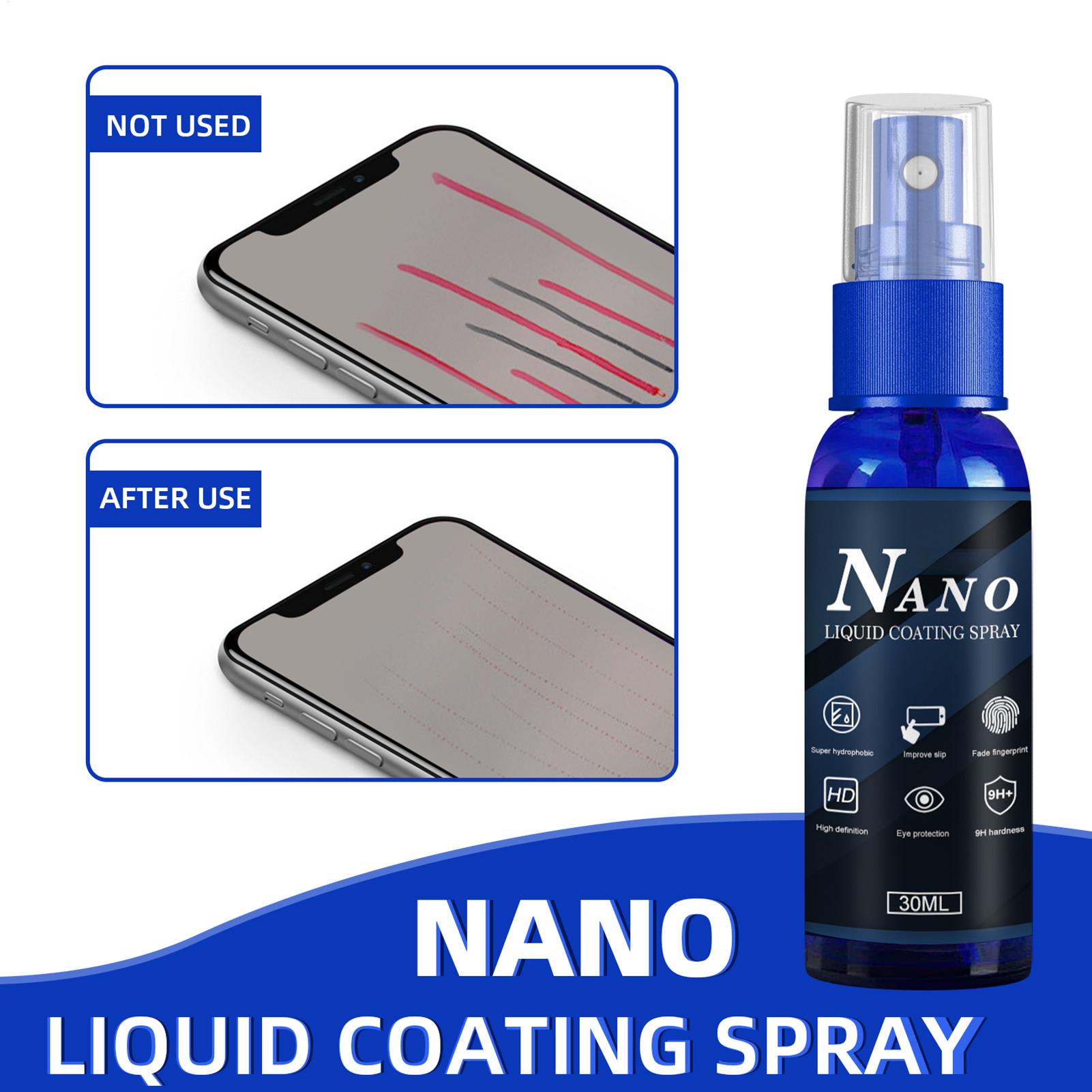 رذاذ واقي شاشة سائل، طلاء مضاد - مراجعة Oleophobic Coating Spray وسعره