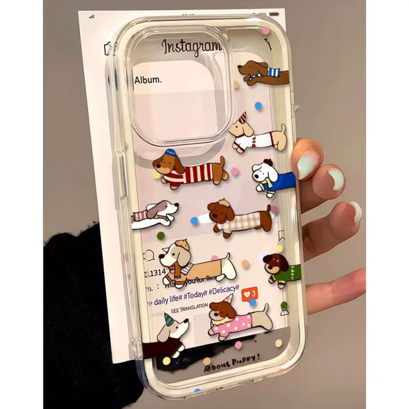 غطاء شفاف 2 في 1 بتصميم كلب ال - مراجعة Samsung Galaxy A55 وسعره