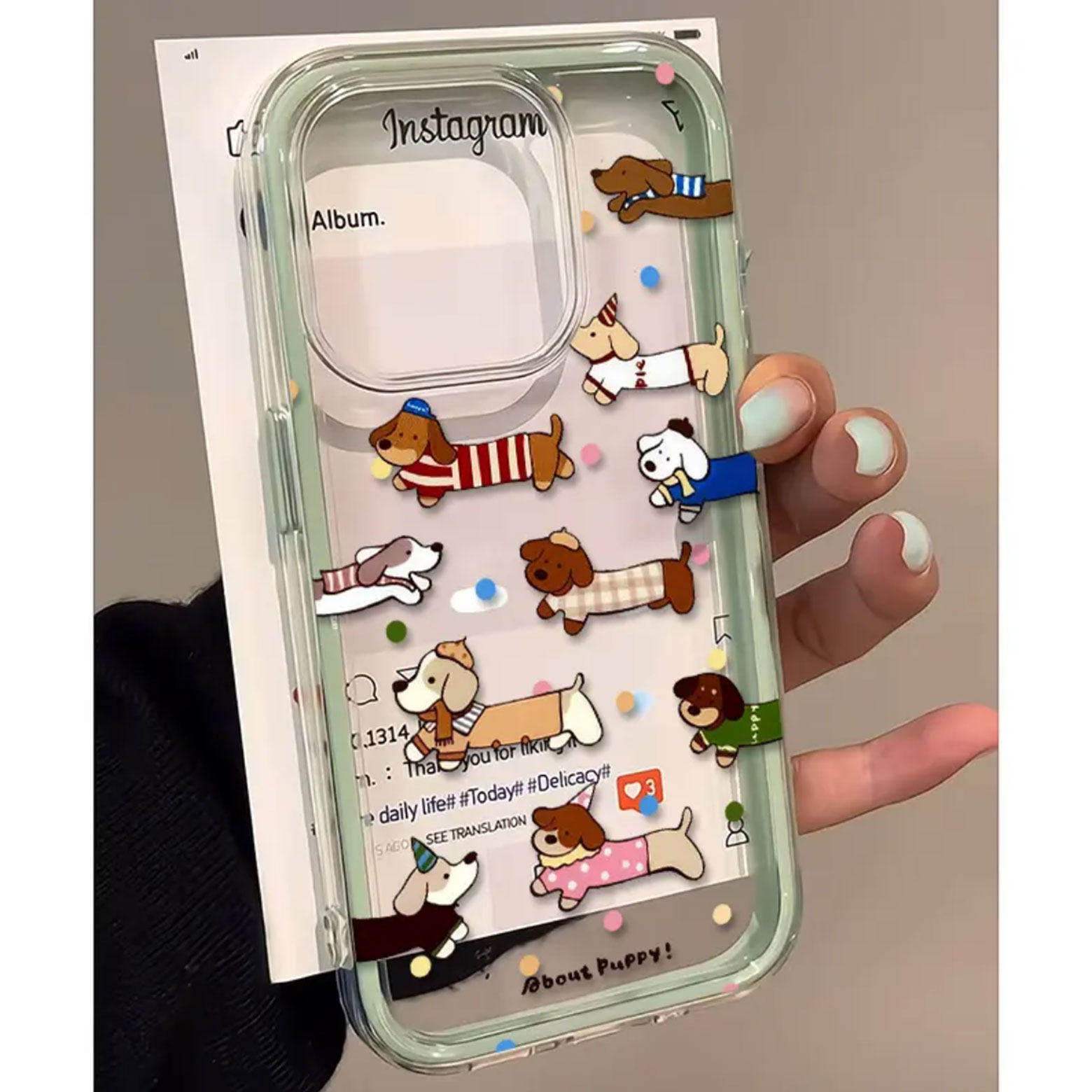 غطاء شفاف 2 في 1 بتصميم كلب ال - مراجعة Samsung Galaxy A55 وسعره